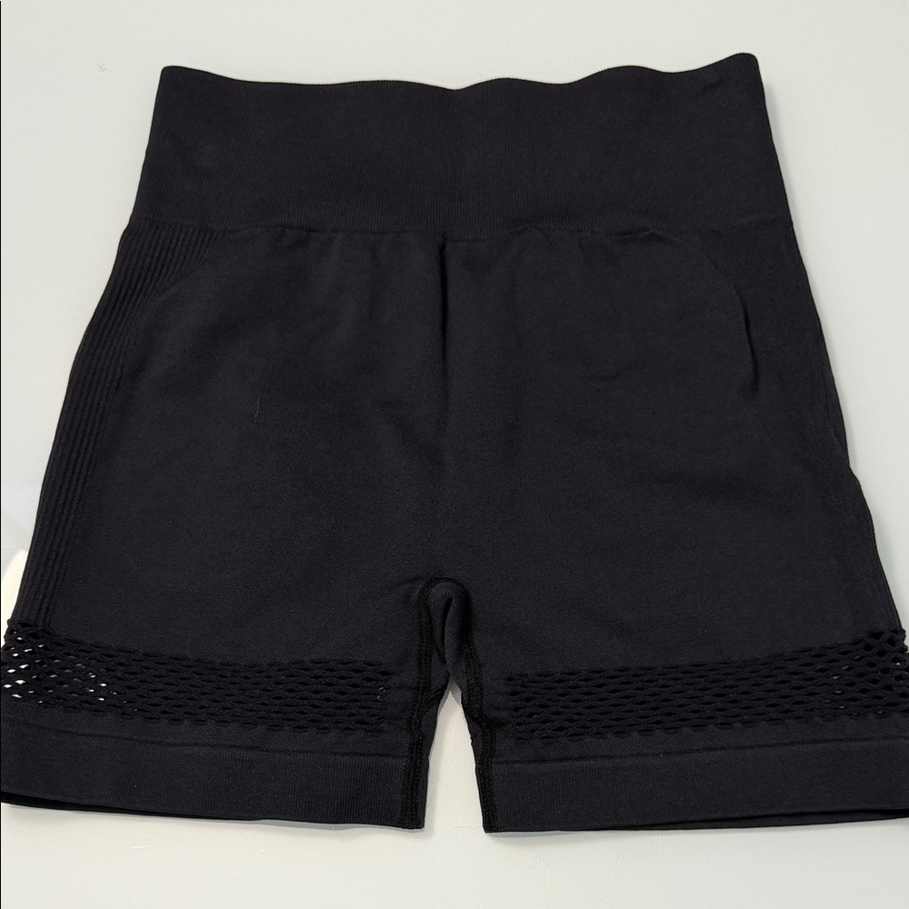 Black Booty Sculpting Bike Shorts